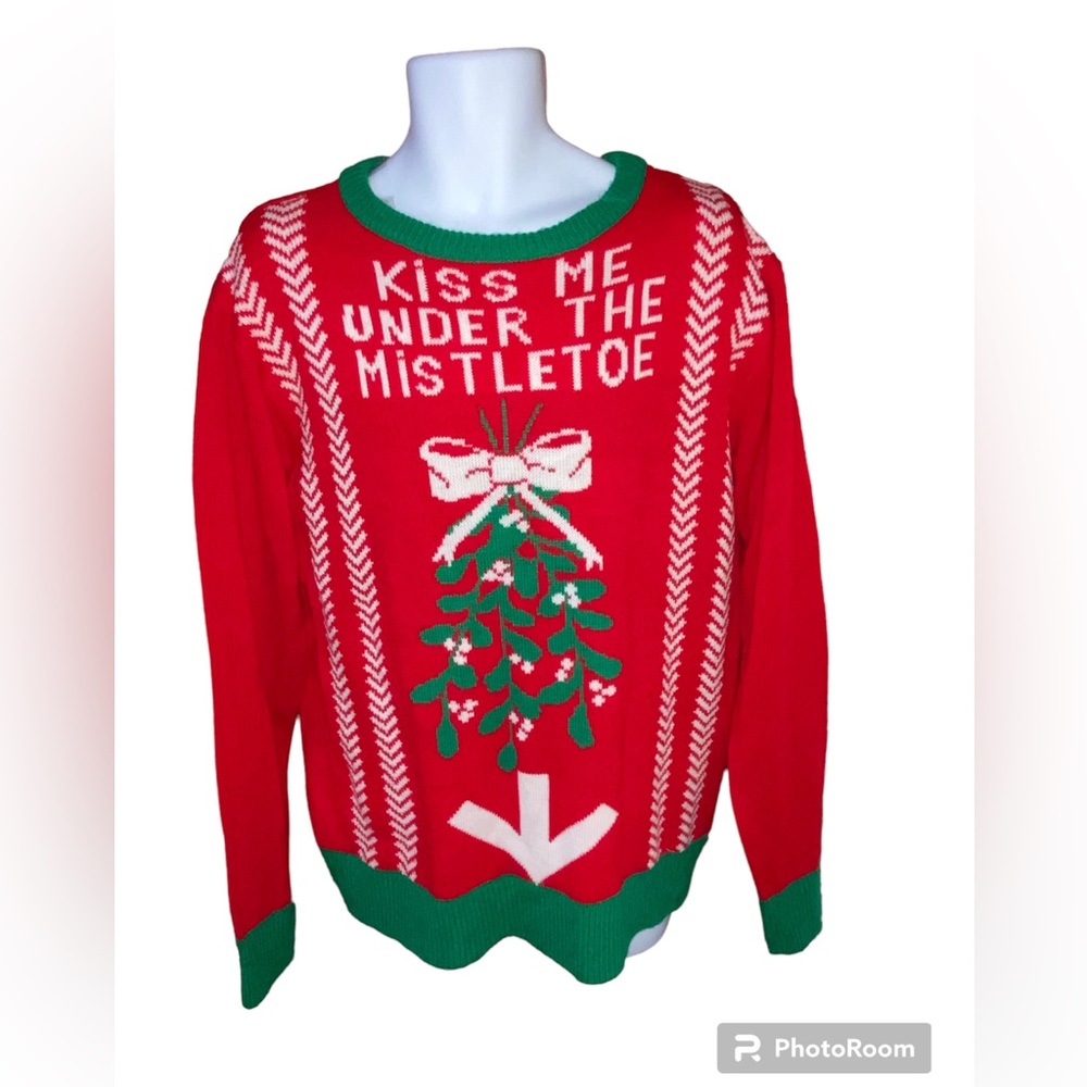 Kiss Me Under The Mistletoe Men's Sweater